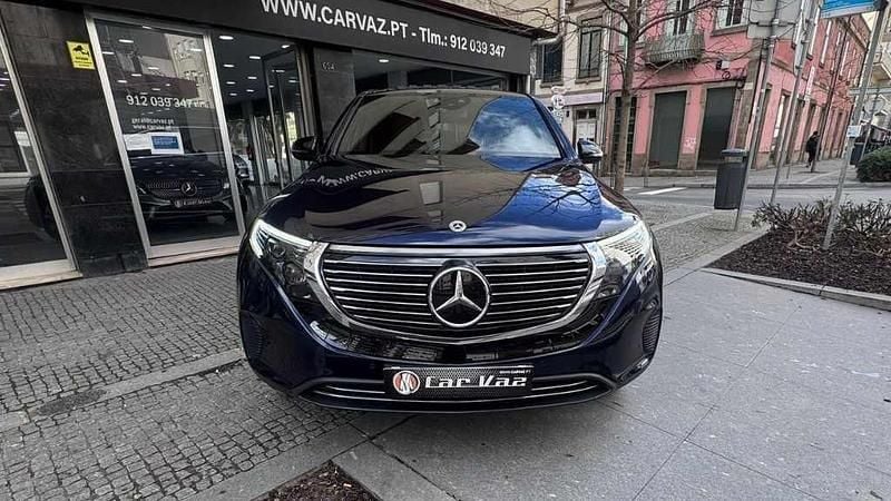 Usado Mercedes EQC400 300 kW (408 HP) 2020 Azul SUV
