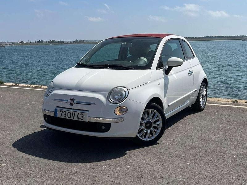 Branco Usado 2014 Fiat 500C Lounge Cabrios | € 9.500 (Preço justo) - Imagem 1/4