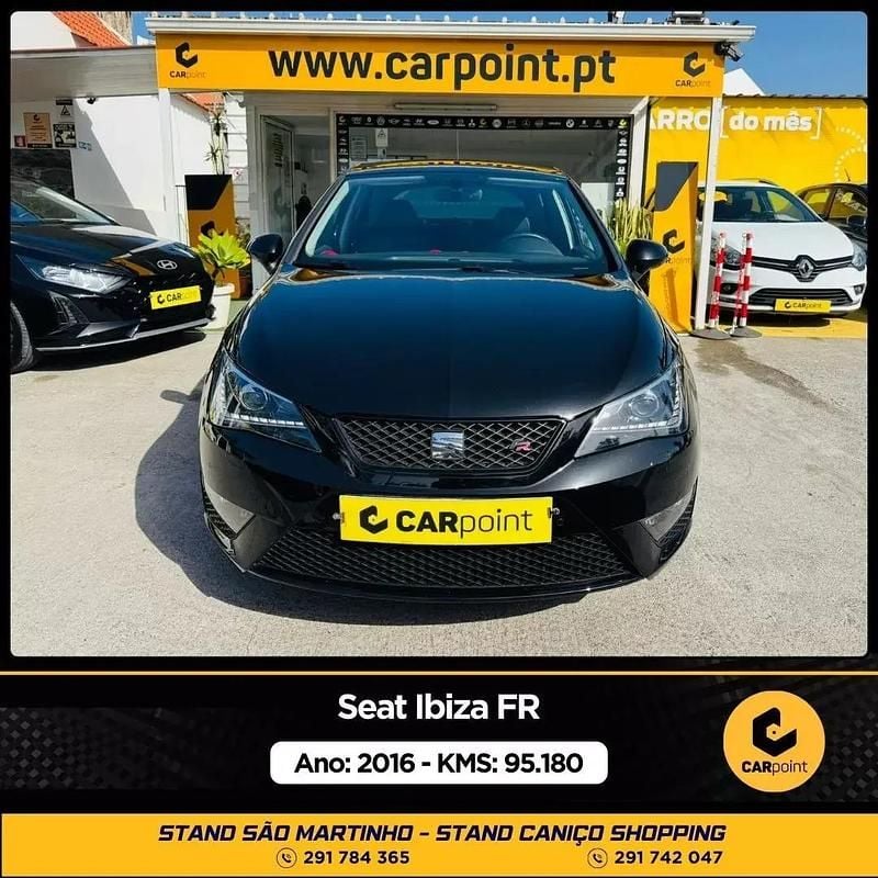 Usado Seat Ibiza FR 110 HP (80 kW) 2016 Preto Citadino