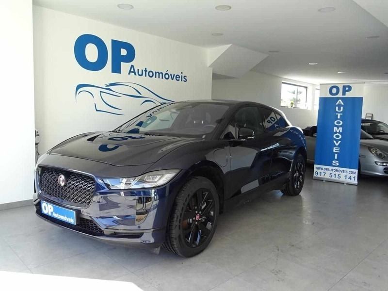 Azul Usado 2021 Jaguar I-Pace SUV | € 47.450 (Caro) - Imagem 1/4