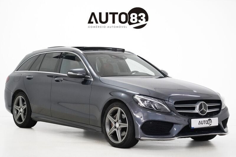 Cinza Usado 2014 Mercedes C220 AMG line Carrinha | € 18.990 (Preço justo) - Imagem 1/4