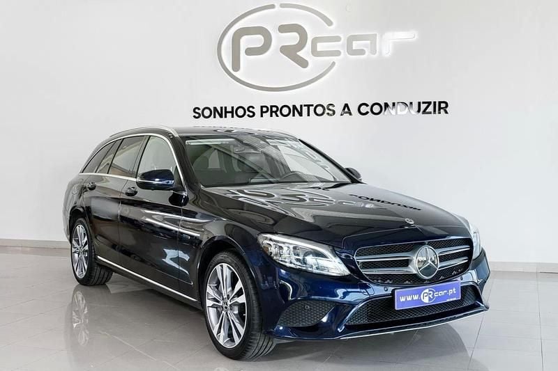 Azul Usado 2021 Mercedes C300e Avantgarde Carrinha | € 34.500 (Preço elevado) - Imagem 1/4