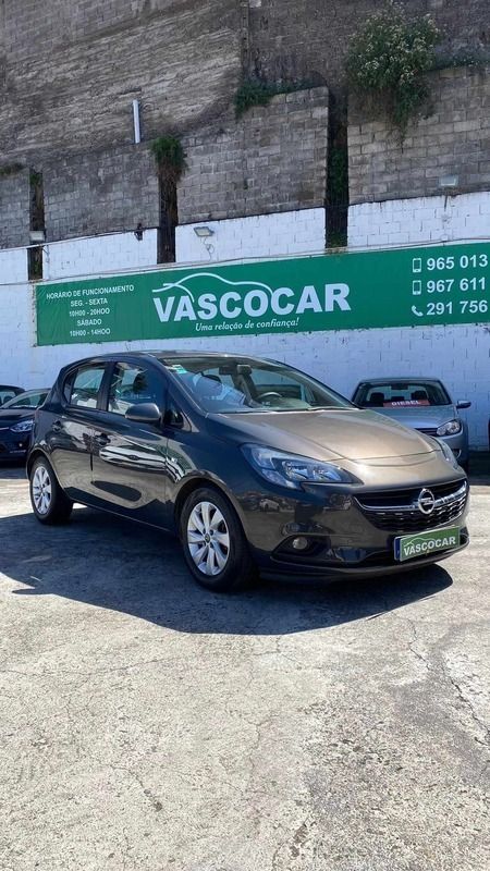 Cinzento Usado 2015 Opel Corsa Enjoy | € 11.990 (Caro) - Imagem 1/4