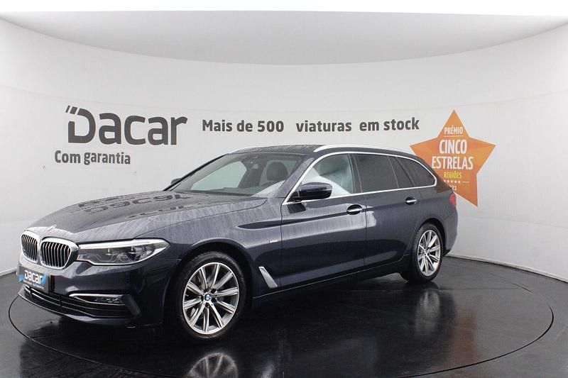 Usado BMW 520 Luxury Line 190 HP (139 kW) 2018 Azul Carrinha