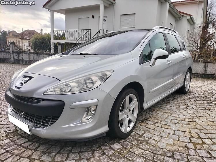 Cinza Usado 2008 Peugeot 308 SW Sport Carrinha | € 4.900 (Preço justo) - Imagem 1/1