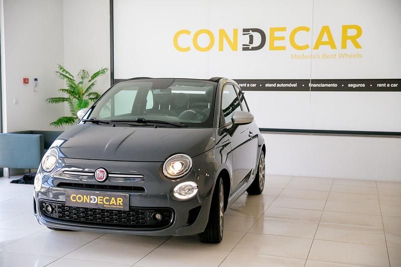 Cinza Usado 2020 Fiat 500C Lounge Cabrios | € 16.500 (Preço elevado) - Imagem 1/4