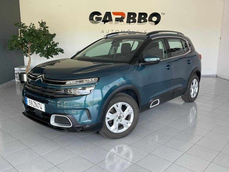 Azul Usado 2019 Citroën C5 Aircross Live SUV | € 16.950 (Preço justo) - Imagem 1/4