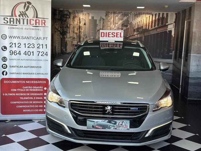 Cinza Usado 2016 Peugeot 508 Allure Carrinha | € 12.990 (Preço justo) - Imagem 1/4