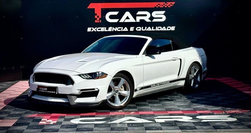 Branco Usado 2018 Ford Mustang Cabrios | € 49.900 (Preço justo) - Imagem 1/4