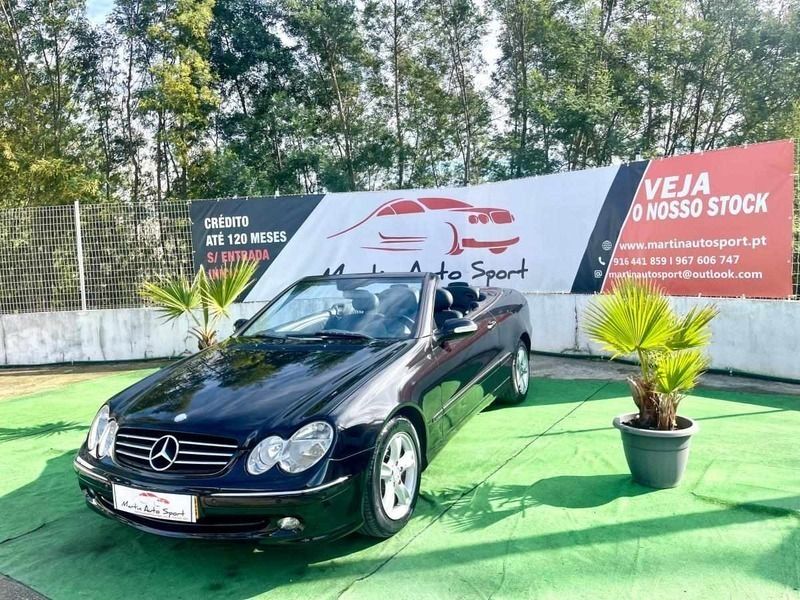 Preto Usado 2003 Mercedes CLK200 Cabrios | € 12.990 (Caro) - Imagem 1/4