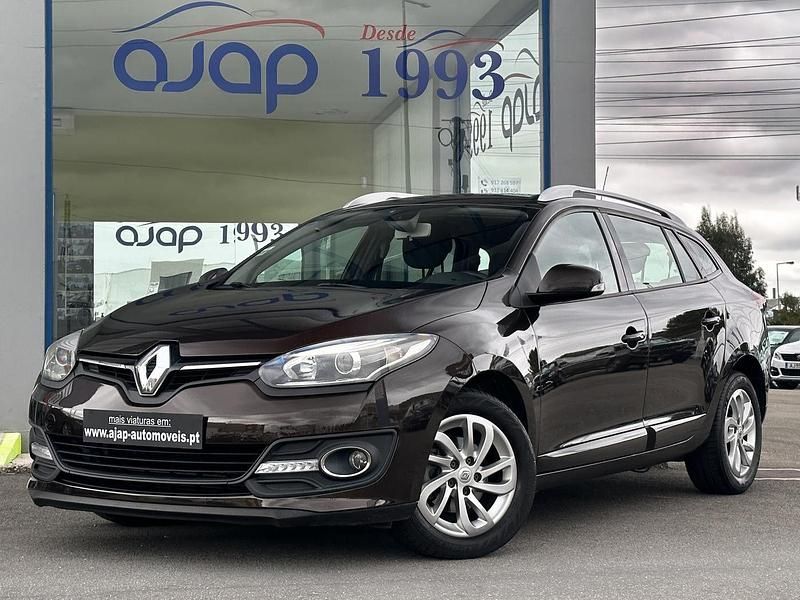 Castanho Usado 2014 Renault Mégane GrandTour LIMITED Carrinha | € 7.970 (Preço justo) - Imagem 1/4