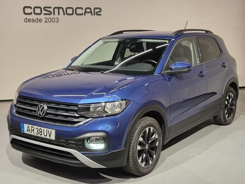 Azul Usado 2022 VW T-Cross SUV | € 17.900 (Preço justo) - Imagem 1/4
