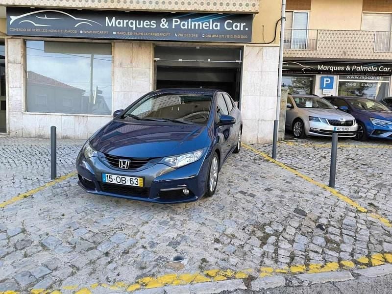 Azul Usado 2013 Honda Civic | € 11.500 (Bom preço) - Imagem 1/4