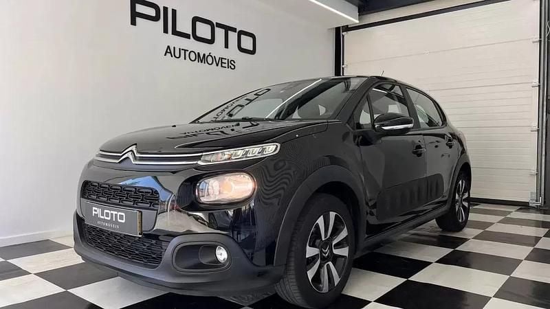 Preto Usado 2018 Citroën C3 Citadino | € 10.990 (Preço justo) - Imagem 1/4