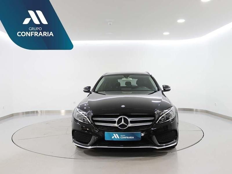 Usado Mercedes C220 AMG line 136 HP (100 kW) 2015 Preto Carrinha