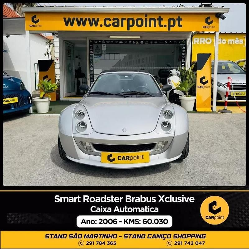 Cinzento Usado 2006 Smart Roadster Brabus Xclusive Cabrios | € 19.900 - Imagem 1/4