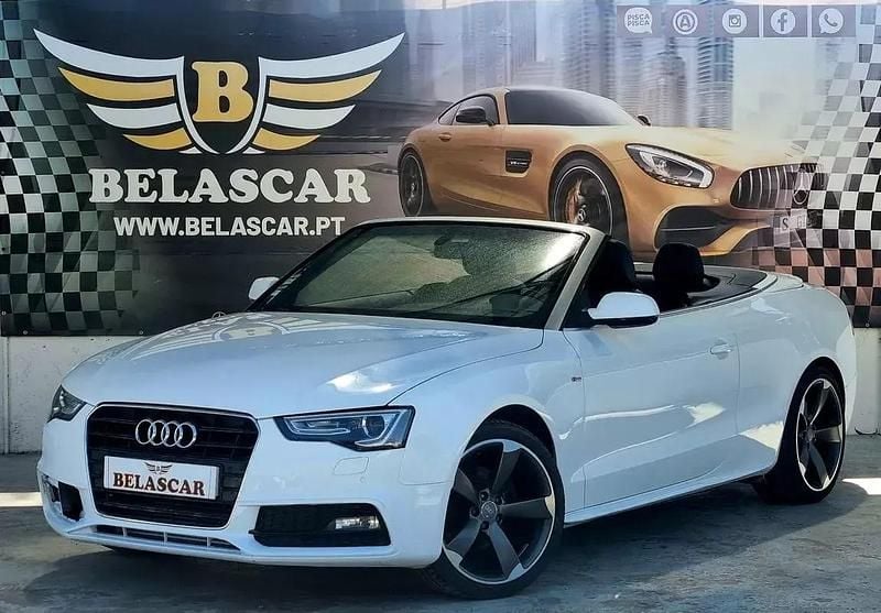 Branco Usado 2013 Audi A5 Cabriolet S-Line Cabrios | € 17.500 - Imagem 1/4
