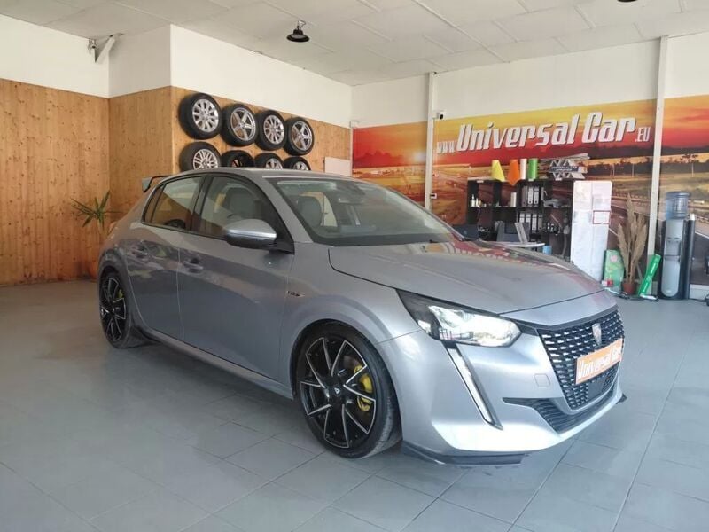 Cinzento Usado 2020 Peugeot 208 GT Citadino | € 13.900 (Preço justo) - Imagem 1/2