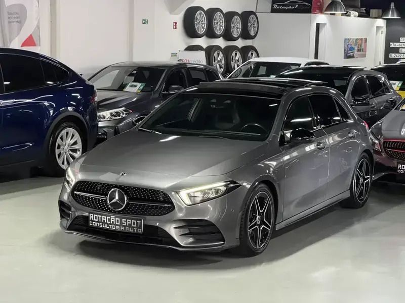 Preto Usado 2019 Mercedes A180 AMG line | € 26.990 (Preço elevado) - Imagem 1/4