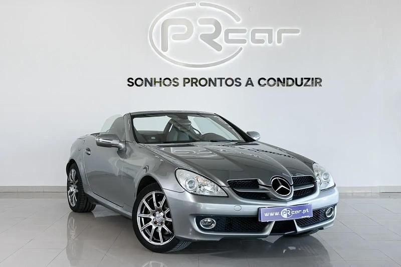 Cinzento Usado 2008 Mercedes SLK200 Chrome Cabrios | € 14.500 (Preço justo) - Imagem 1/4
