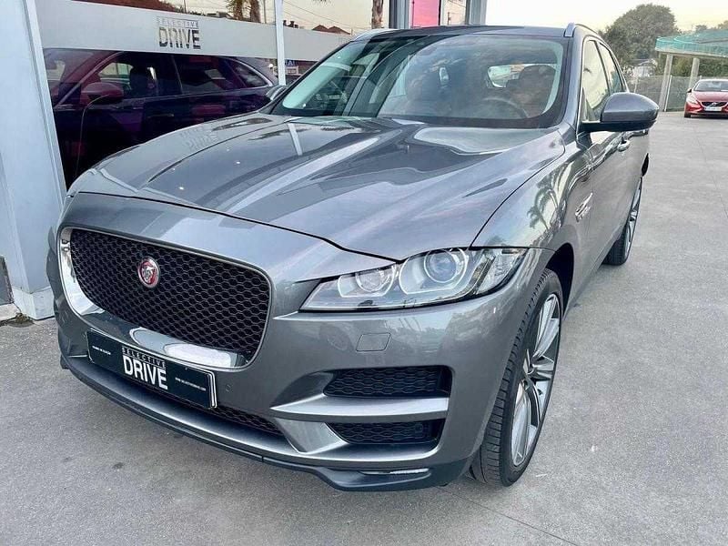 Cinza Usado 2018 Jaguar F-Pace Prestige SUV | € 21.900 (Super Preço) - Imagem 1/4