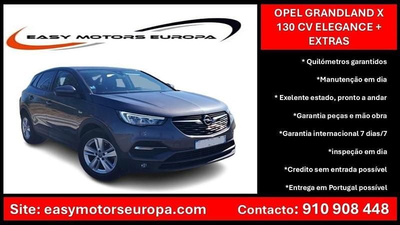 Usado Opel Grandland X 130 HP (95 kW) 2020 Cinzento SUV