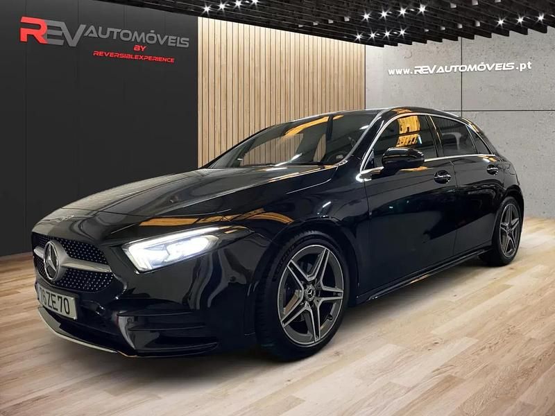 Usado Mercedes A180 AMG line 116 HP (85 kW) 2019 Preto