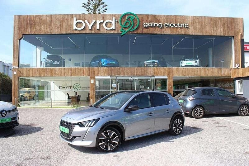 Cinza Usado 2022 Peugeot e-208 GT-line Citadino | € 18.900 (Bom preço) - Imagem 1/4