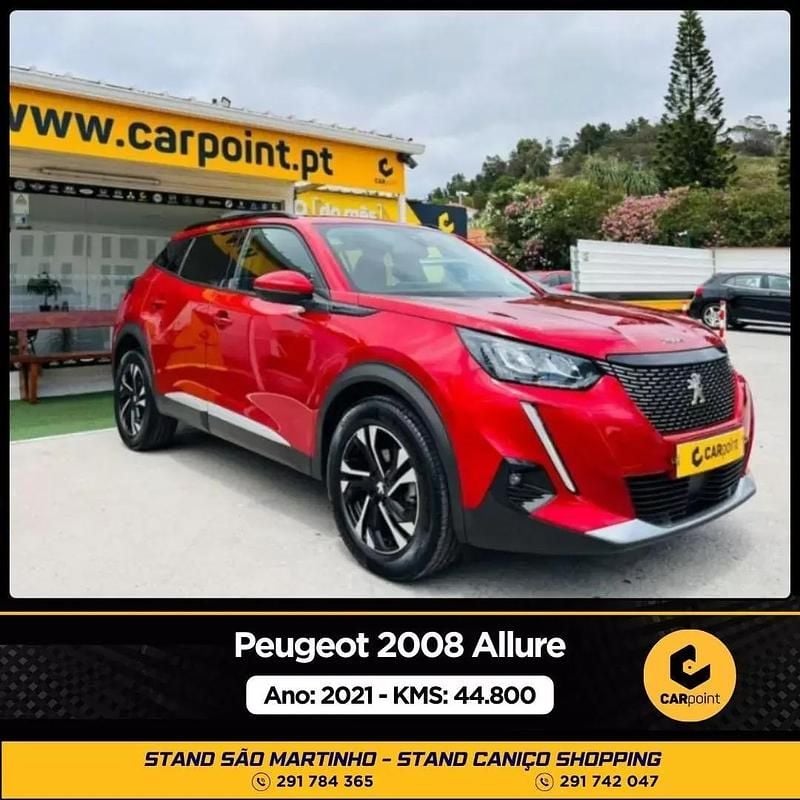 Usado Peugeot 2008 Allure 102 HP (75 kW) 2021 Vermelho SUV