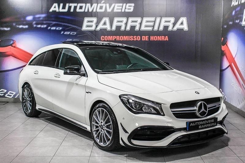 Branco Usado 2017 Mercedes CLA45 AMG Shooting Brake AMG Carrinha | € 37.500 - Imagem 1/4
