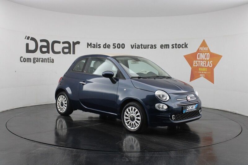 Amarelo Usado 2020 Fiat 500C Lounge Cabrios | € 11.499 (Bom preço) - Imagem 1/4