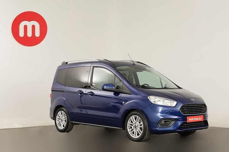 Azul Usado 2019 Ford Tourneo Courier Monovolume | € 14.999 (Preço justo) - Imagem 1/4