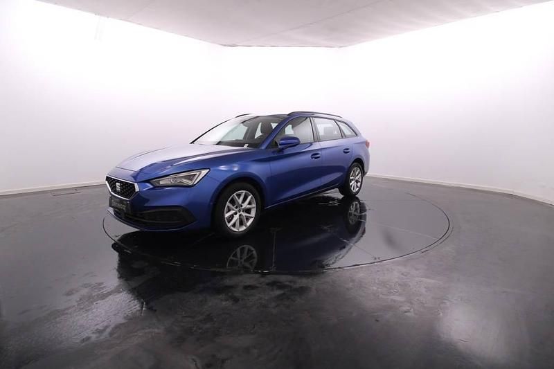 Azul Usado 2024 Seat Leon ST Carrinha | € 24.450 (Caro) - Imagem 1/4