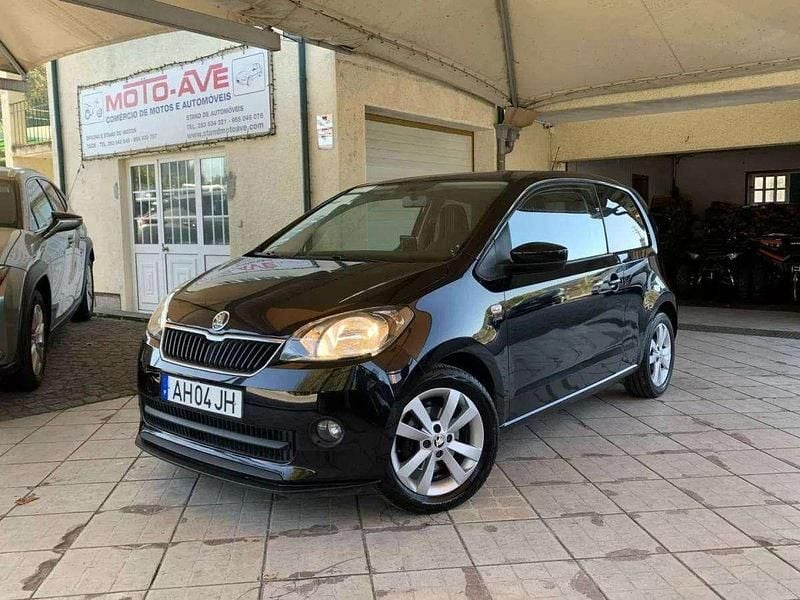 Preto Usado 2014 Skoda Citigo Citadino | € 7.500 - Imagem 1/4