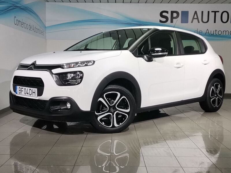 Branco Usado 2021 Citroën C3 Feel Citadino | € 13.900 (Caro) - Imagem 1/4