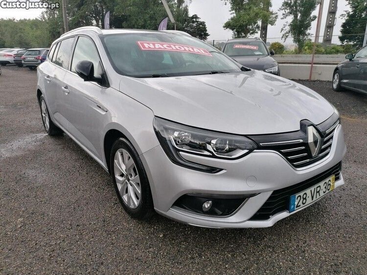 Cinza Usado 2018 Renault Mégane GrandTour LIMITED Carrinha | € 13.900 (Preço justo) - Imagem 1/1