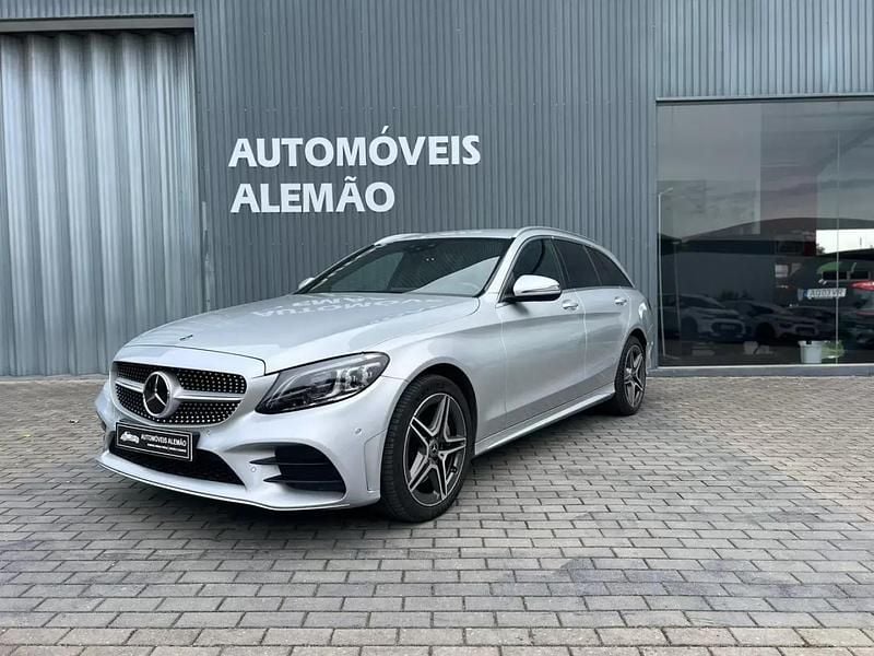 Cinza Usado 2020 Mercedes C300e AMG line Carrinha | € 32.900 (Preço justo) - Imagem 1/4