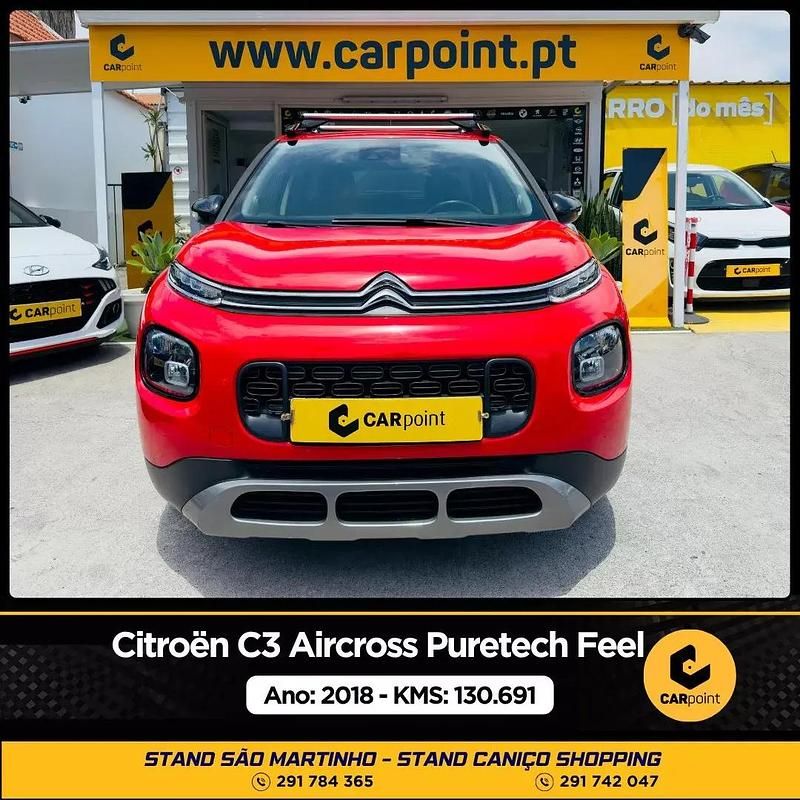 Vermelho Usado 2018 Citroën C3 Aircross Feel SUV | € 13.900 (Caro) - Imagem 1/4