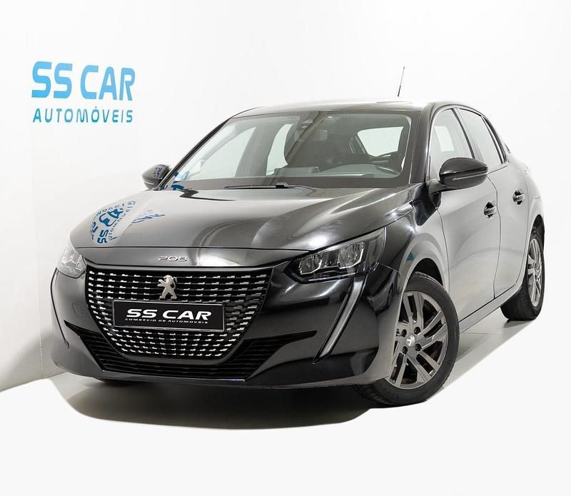 Preto Usado 2021 Peugeot 208 Active Citadino | € 13.540 (Bom preço) - Imagem 1/4
