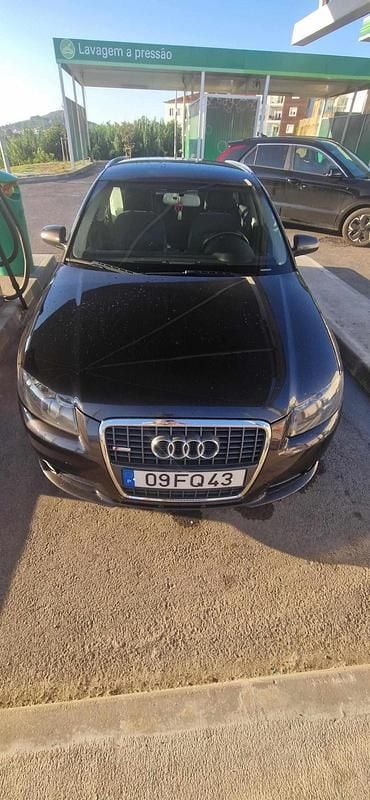 Preto Usado 2008 Audi A3 Citadino | € 9.200 (Preço justo) - Imagem 1/4