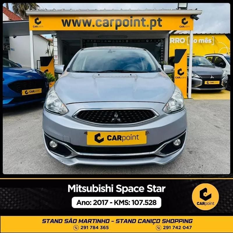Cinzento Usado 2017 Mitsubishi Space Star Citadino | € 8.750 (Preço justo) - Imagem 1/4