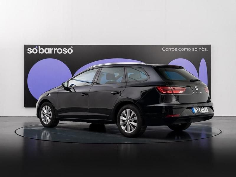 Usado Seat Leon ST Style 115 HP (84 kW) 2019 Preto Carrinha
