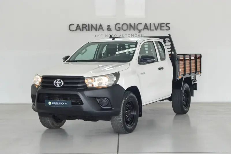 Branco Usado 2018 Toyota HiLux Pickup | € 28.750 (Preço justo) - Imagem 1/1
