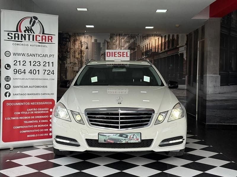 Branco Usado 2012 Mercedes E250 Avantgarde Carrinha | € 15.990 (Preço justo) - Imagem 1/4