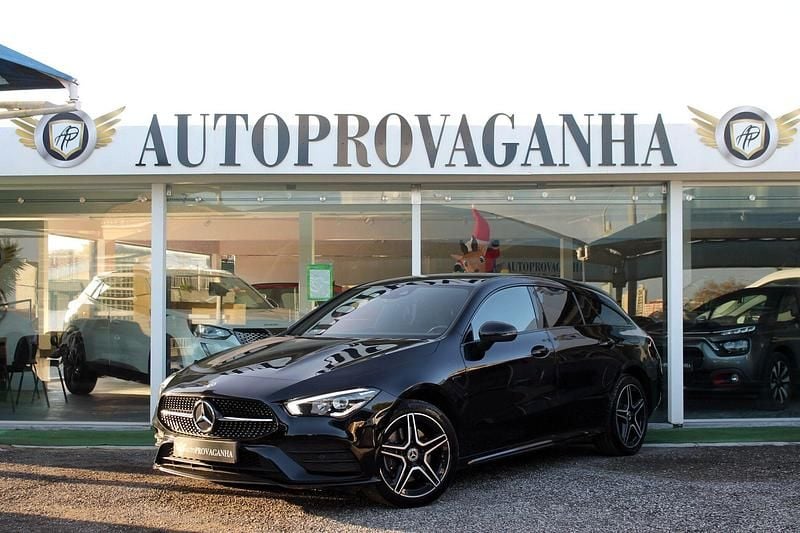 Preto Usado 2021 Mercedes CLA250 Shooting Brake AMG line Carrinha | € 29.990 - Imagem 1/4