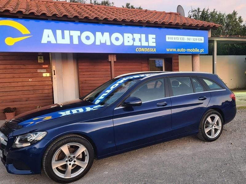 Azul Usado 2017 Mercedes C180 Carrinha | € 19.500 (Bom preço) - Imagem 1/4