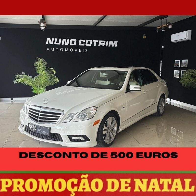 Branco Usado 2011 Mercedes E350 AMG line Sedan | € 18.700 - Imagem 1/4