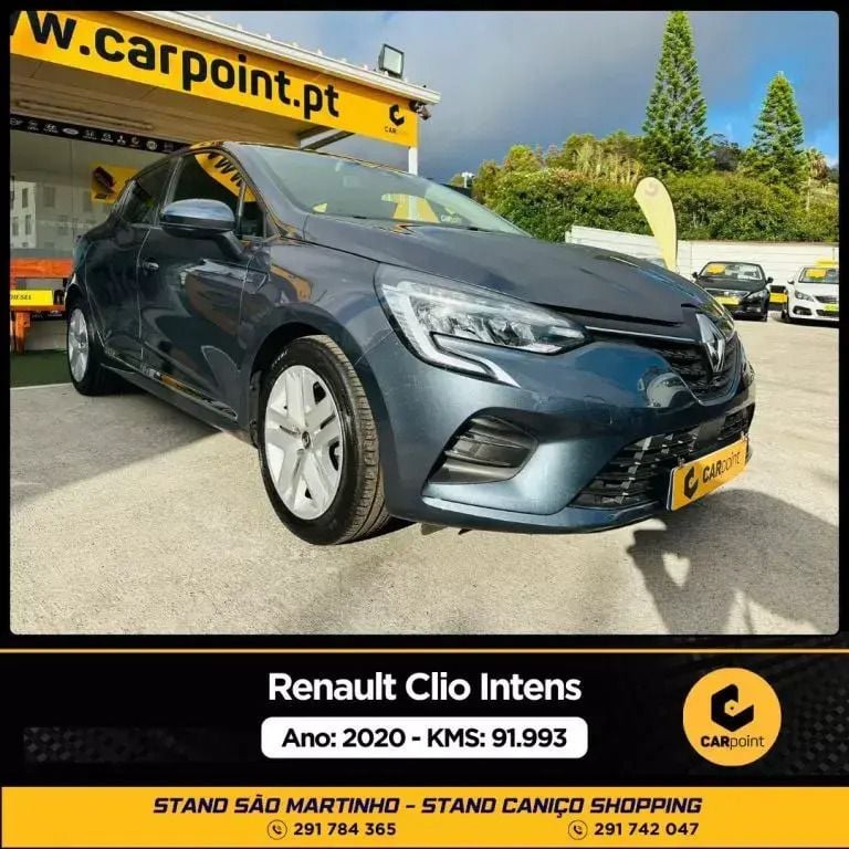 Usado Renault Clio V Intens 100 HP (73 kW) 2020 Cinzento Citadino