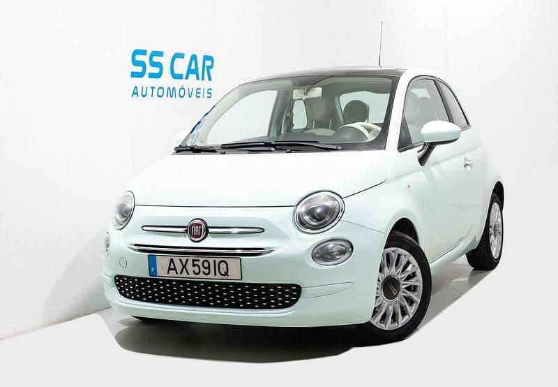 Verde claro Usado 2020 Fiat 500 Lounge Citadino | € 9.450 (Bom preço) - Imagem 1/4