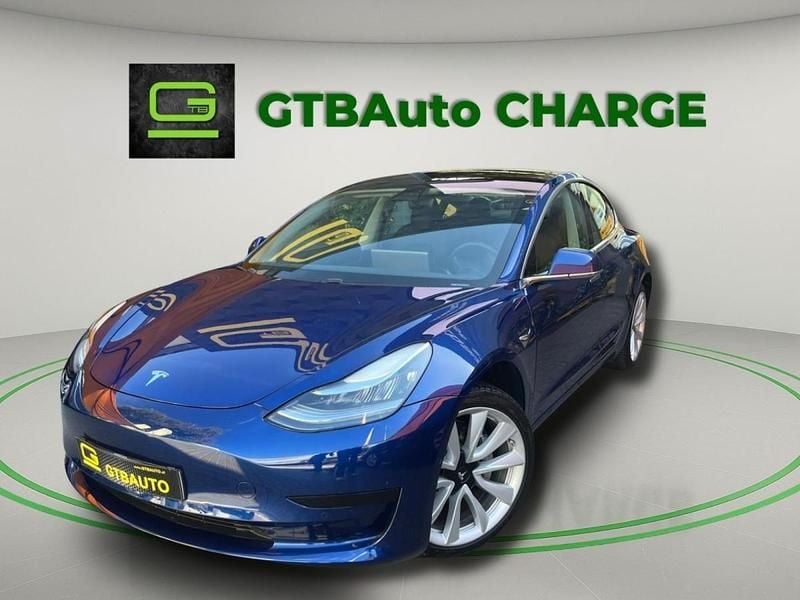 Azul Usado 2020 Tesla Model 3 Standard Range Plus Sedan | € 28.900 (Preço elevado) - Imagem 1/4